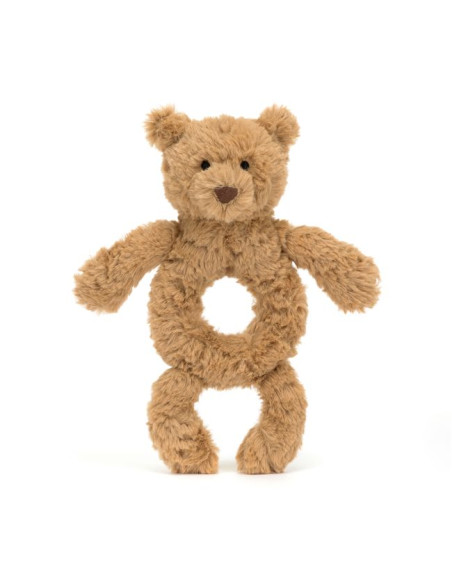 Miś Bartłomiej Grzechotka Brązowa 18 cm