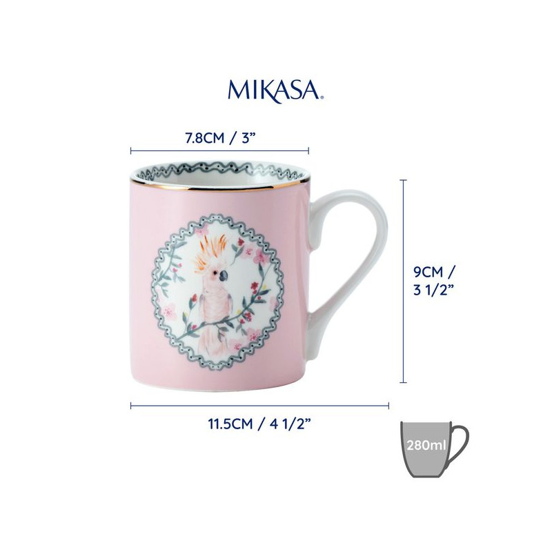 Mikasa Kakadu Kubek Porcelanowy 280 ml