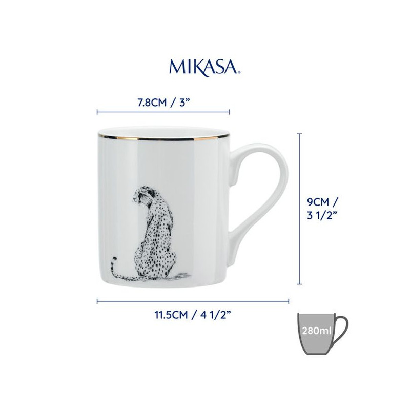 Mikasa Gepart Kubek Porcelanowy 280 ml