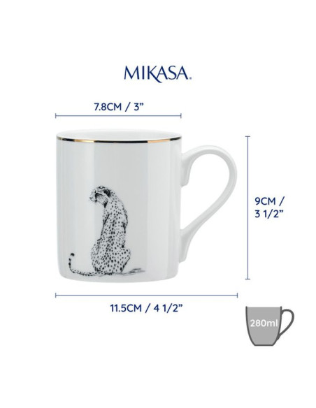 Mikasa Gepart Kubek Porcelanowy 280 ml