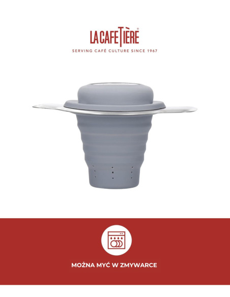 La Cafetiere Składany Zaparzacz do Herbaty Silikonowy
