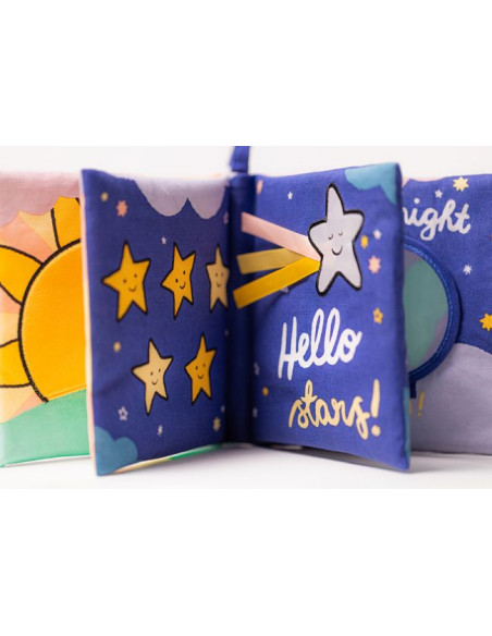 „Hello Moon” Książeczka Sensoryczna dla Dzieci