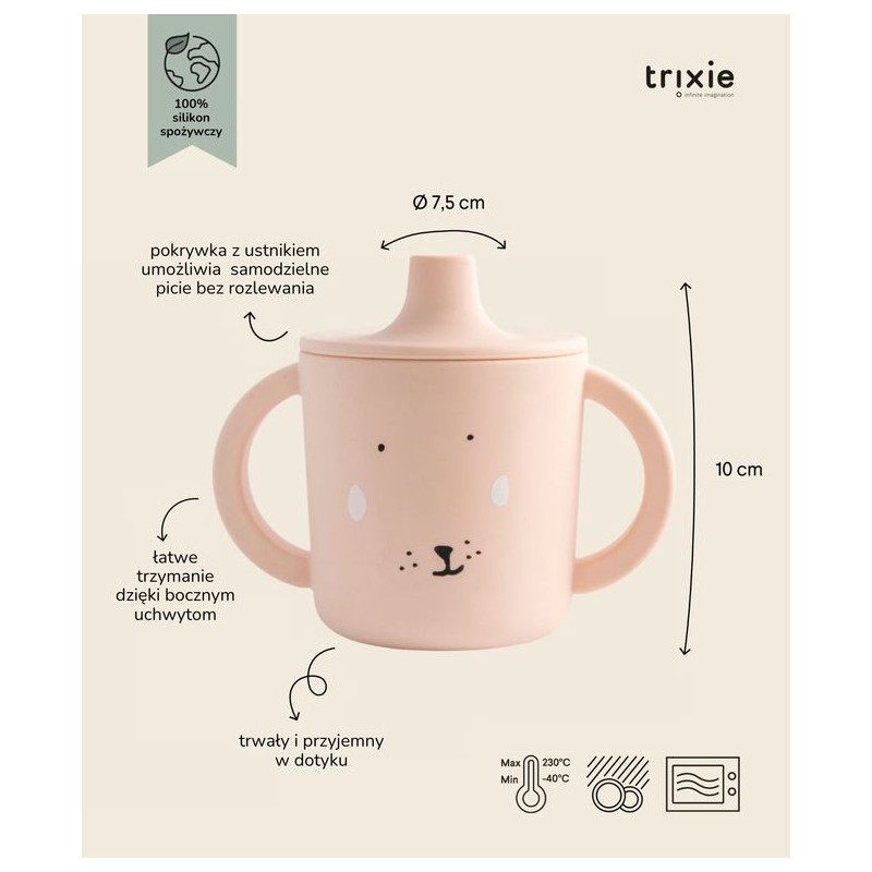 Królik Silikonowy Kubek Niekapek  