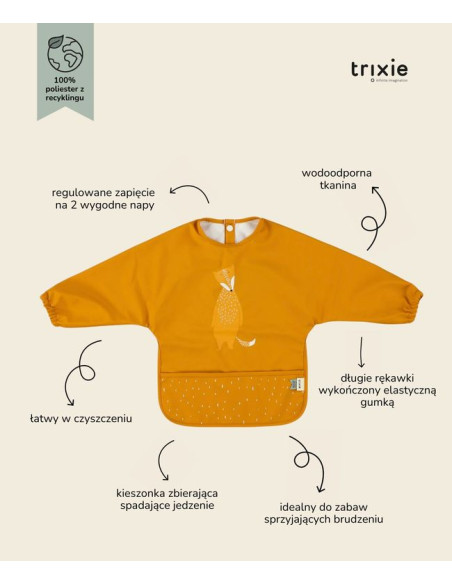 Lis Wodoodporny Śliniak z Długimi Rękawkami