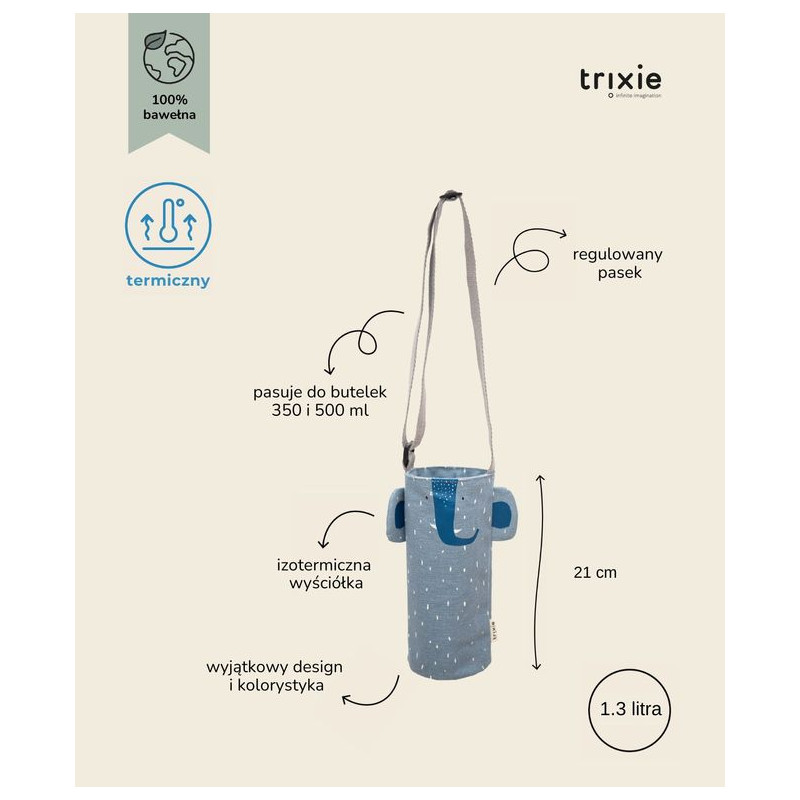 Słoń Termiczny Pokrowiec na Bidon -...