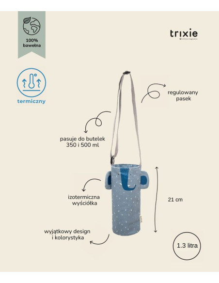 Słoń Termiczny Pokrowiec na Bidon - Butelkę