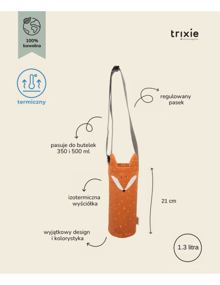 Lis Termiczny Pokrowiec na Bidon - Butelkę