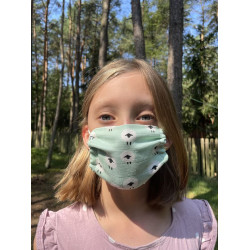 Muślinowa maseczka dla dziecka 2