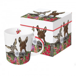 Kubek w pudełku Osiołki 350ml