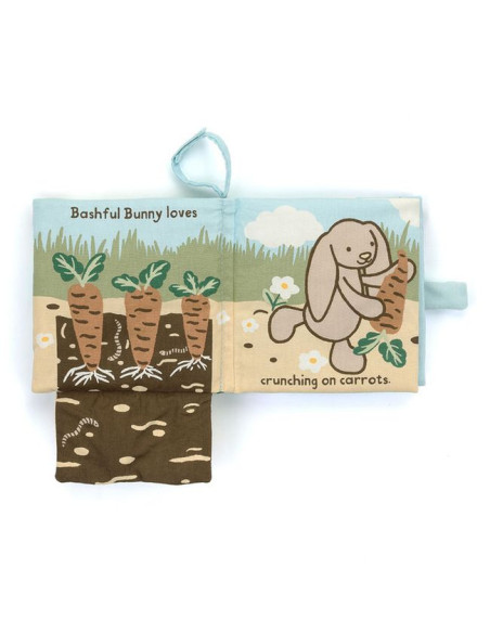 „Bashful Bunny Loves You” Książeczka Sensoryczna d