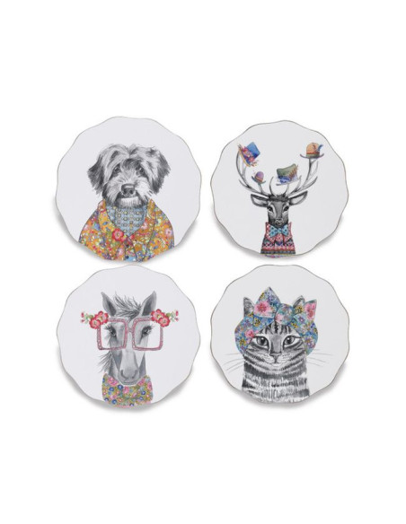 Mikasa Tipperleyhill, Podkładki Okrągłe Małe - 4 szt