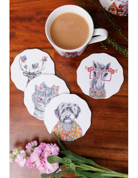 Mikasa Tipperleyhill, Podkładki Okrągłe Małe - 4 szt