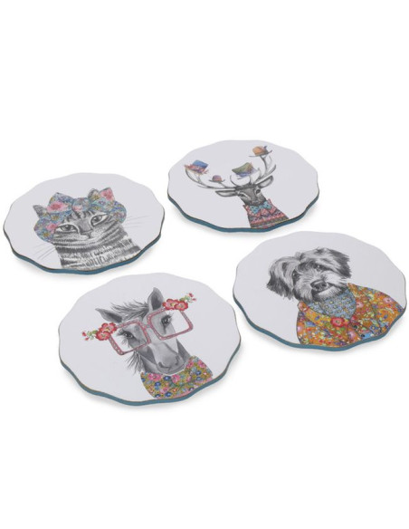 Mikasa Tipperleyhill, Podkładki Okrągłe Małe - 4 szt