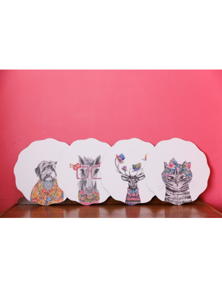 Mikasa Tipperleyhill, Podkładki Okrągłe - 4 szt