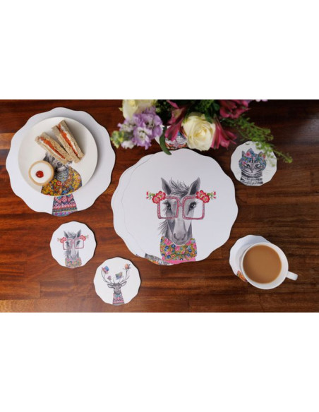 Mikasa Tipperleyhill, Podkładki Okrągłe - 4 szt