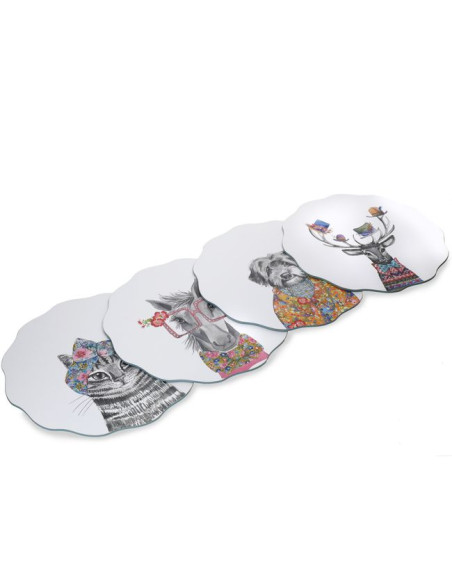 Mikasa Tipperleyhill, Podkładki Okrągłe - 4 szt