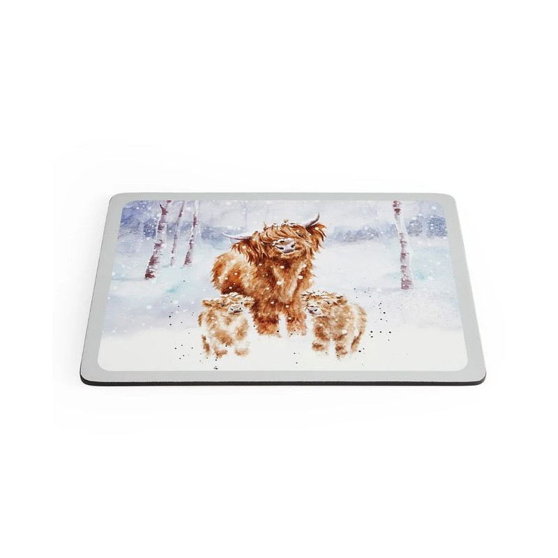 Zwierzęta Zima Podkładki Średnie 4 szt.