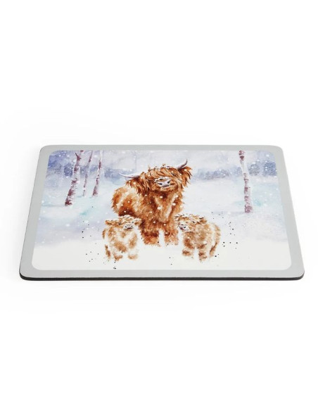 Zwierzęta Zima Podkładki Średnie 4 szt.