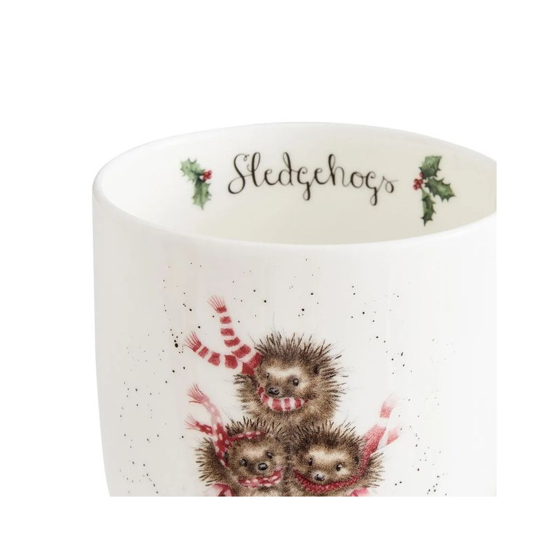 Jeże na Sankach Kubek Porcelanowy 310...