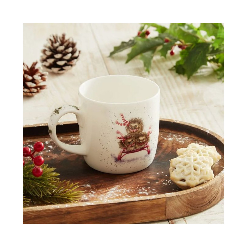 Jeże na Sankach Kubek Porcelanowy 310...