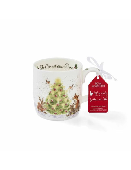 Świąteczna Choinka Kubek Porcelanowy 310 ml