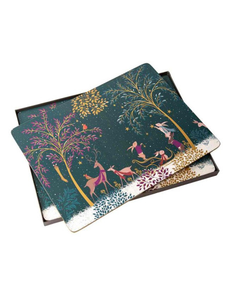 Leśne Opowieści Zima – Podkładki Duże 4 szt.