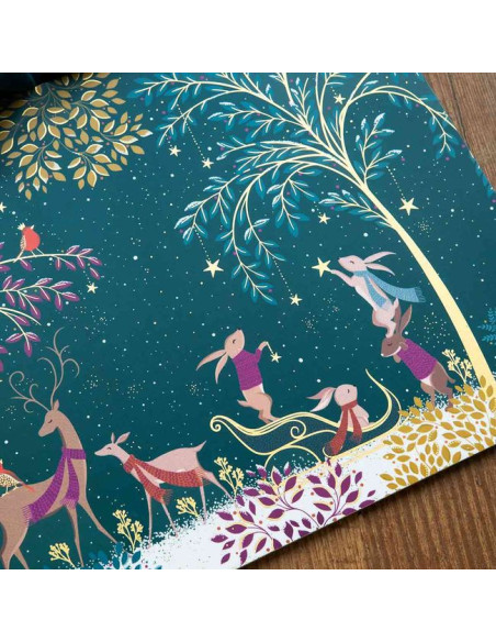 Leśne Opowieści Zima – Podkładki Duże 4 szt.