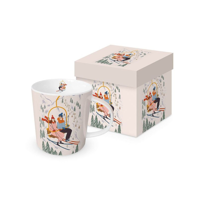 Narciarze Kubek Porcelanowy w...