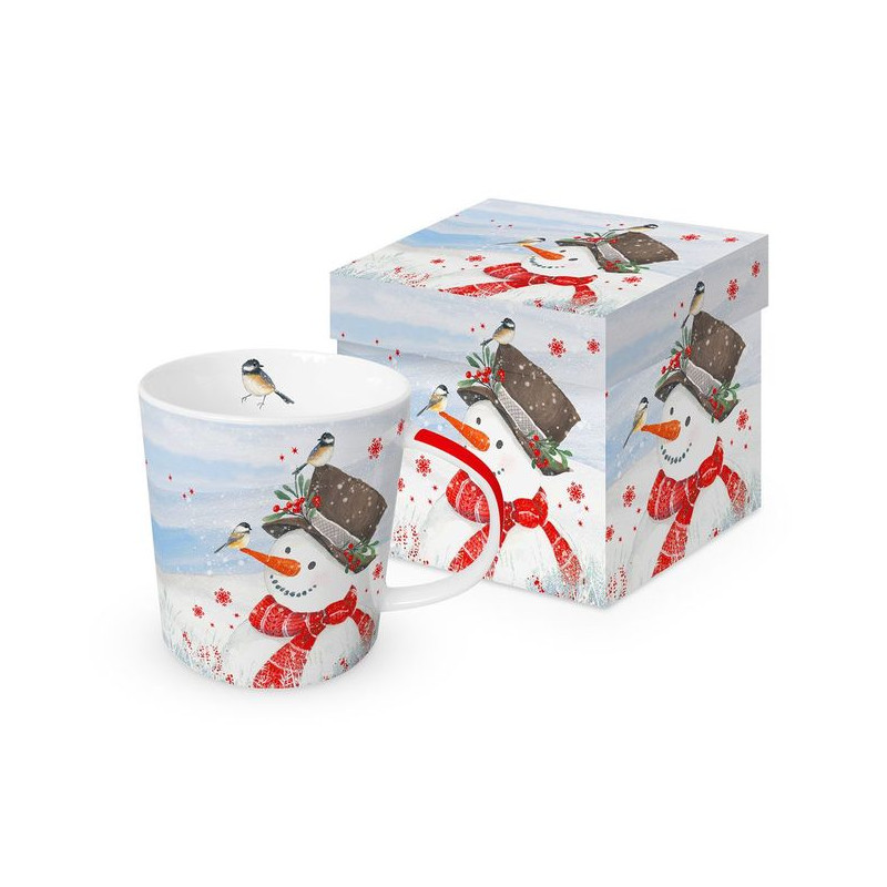 Wesoły Bałwan Kubek Porcelanowy w...