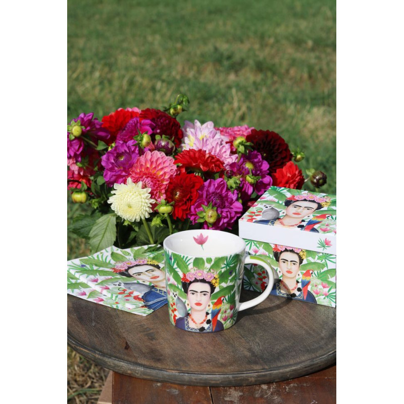 Frida Kubek Porcelanowy w Ozdobnym...