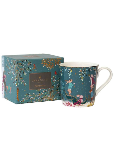 Leśne Opowieści Króliczki Kubek Porcelanowy w Ozdobnym Pudełku