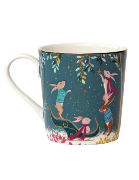 Leśne Opowieści Króliczki Kubek Porcelanowy w Ozdobnym Pudełku