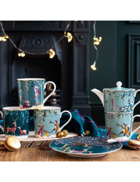 Leśne Opowieści Króliczki Kubek Porcelanowy w Ozdobnym Pudełku