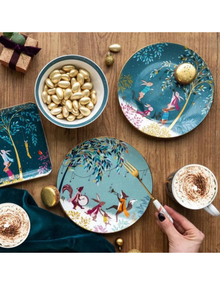 Leśne Opowieści Świąteczny Bal Kubek Porcelanowy w Ozdobnym Pudełku