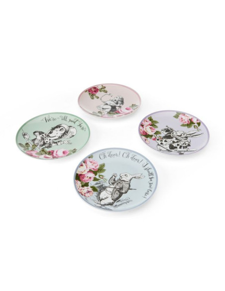 Alicja w Krainie Czarów Talerze Płaskie Porcelanow