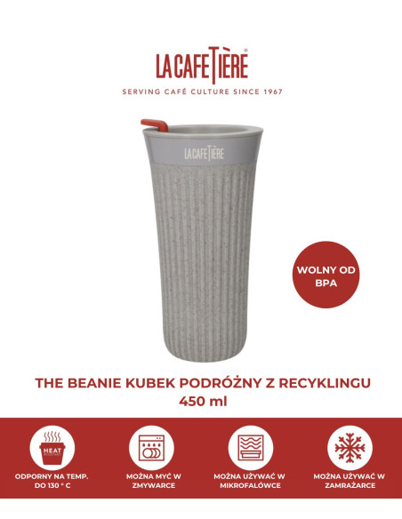 La Cafetiere The Beanie Kubek Podróżny Wielokrotne