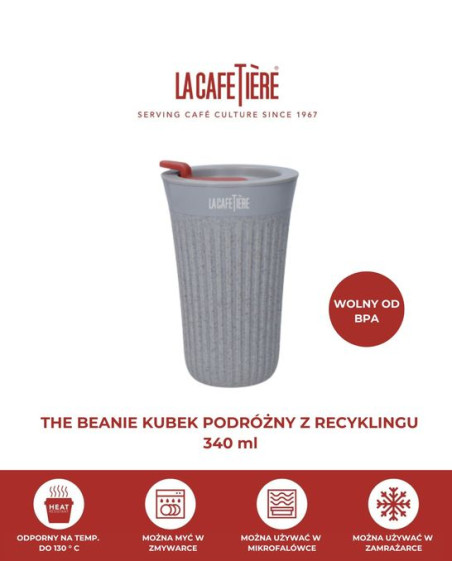 La Cafetiere The Beanie Kubek Podróżny Wielokrotne