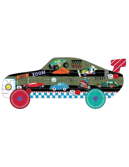 Samochody Puzzle 40 elementów