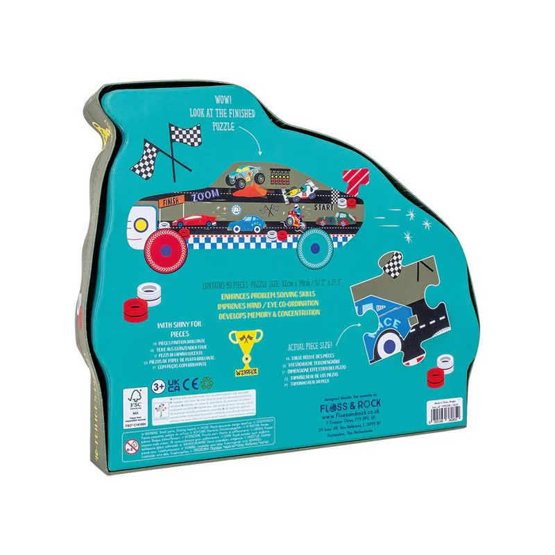 Samochody Puzzle 40 elementów