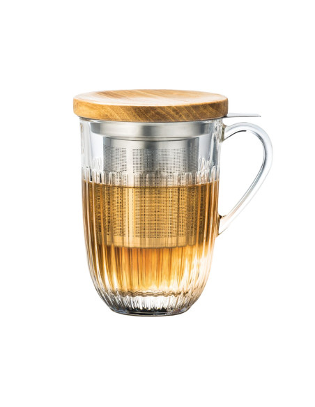 Ouessant Szklanka z Zaparzaczem 350 ml