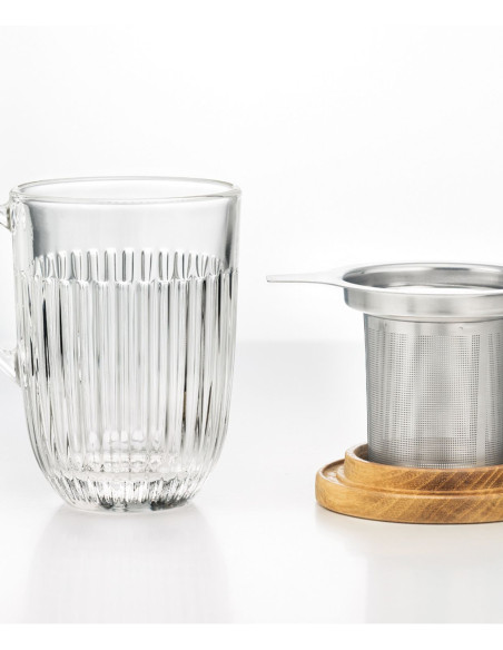 Ouessant Szklanka z Zaparzaczem 350 ml