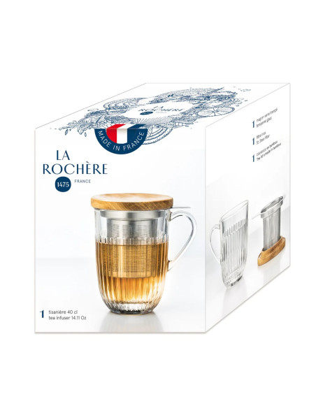 Ouessant Szklanka z Zaparzaczem 350 ml
