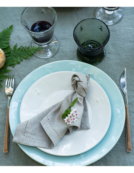 Abeille Talerzyk Deserowy Ceramiczny Kremowy