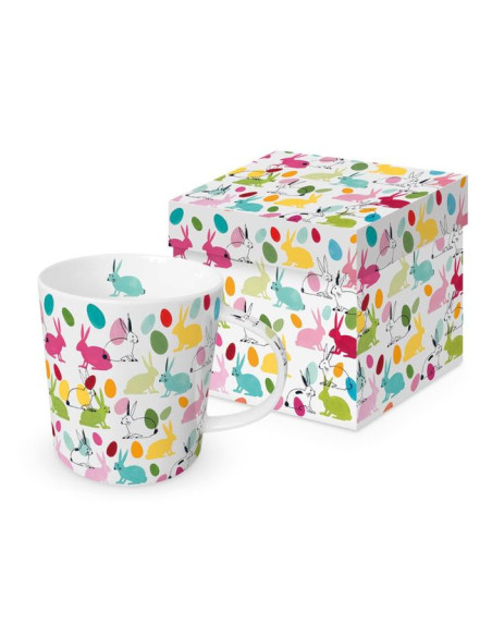 Króliczki & Pisanki Kubek Porcelanowy w Ozdobnym Pudełku 350 ml