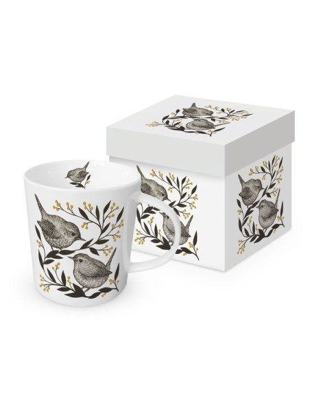 Słowiki Kubek Porcelanowy w Ozdobnym Pudełku 350 ml