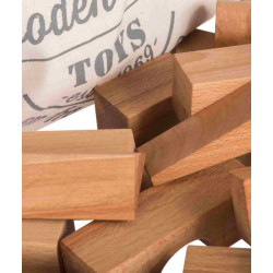 Drewniane Klocki w Worku –... 2