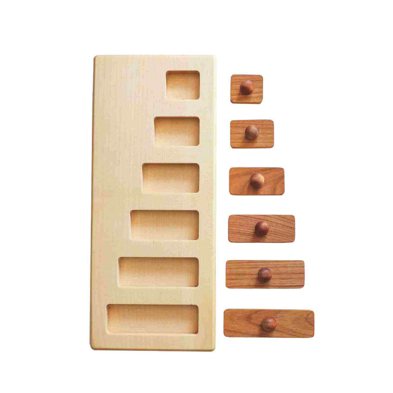 Drewniana Układanka Puzzle Klocki...