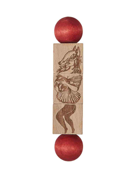 Drewniana Układanka Obracanka Commedia Dell'Arte – Kolorowa
