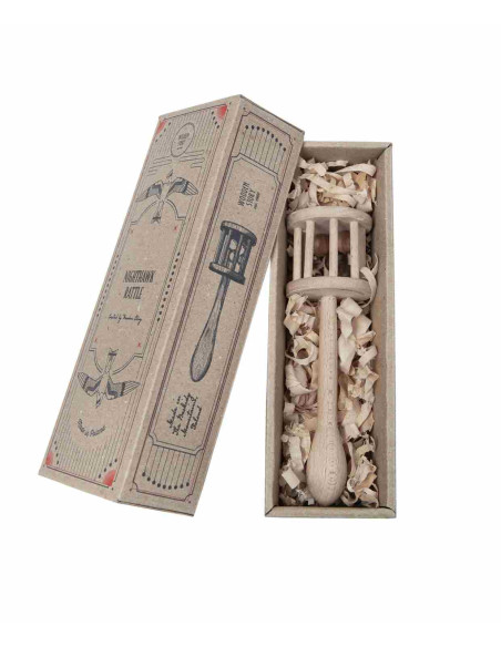 Drewniana Grzechotka Lelek