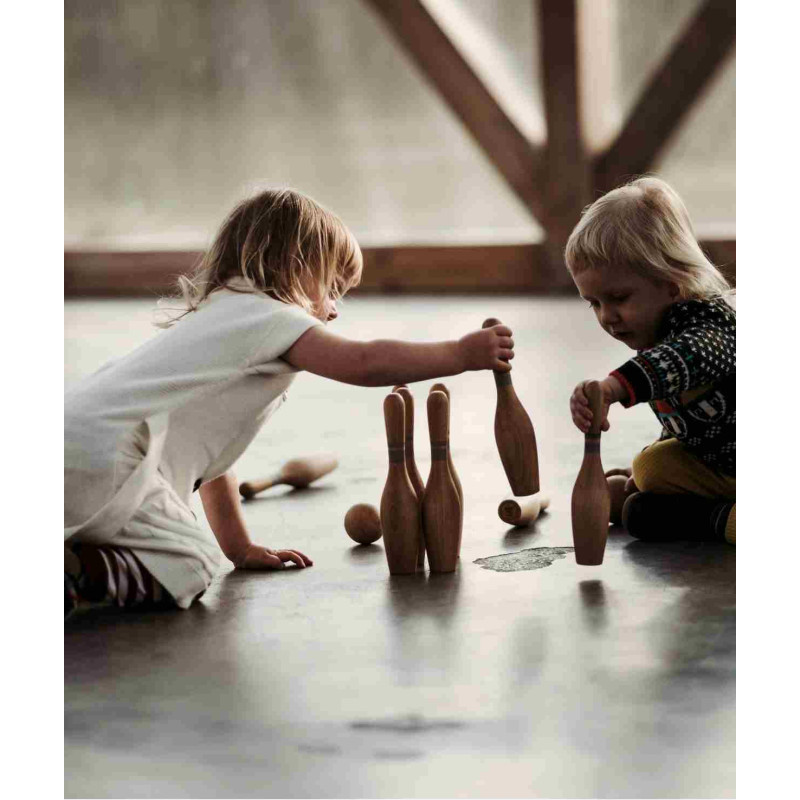 Drewniane Kręgle – Naturalne 10 szt.